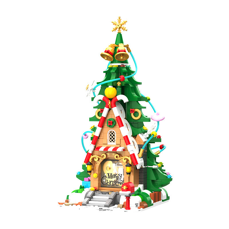 The Christmas Elf Tree House-marstoy