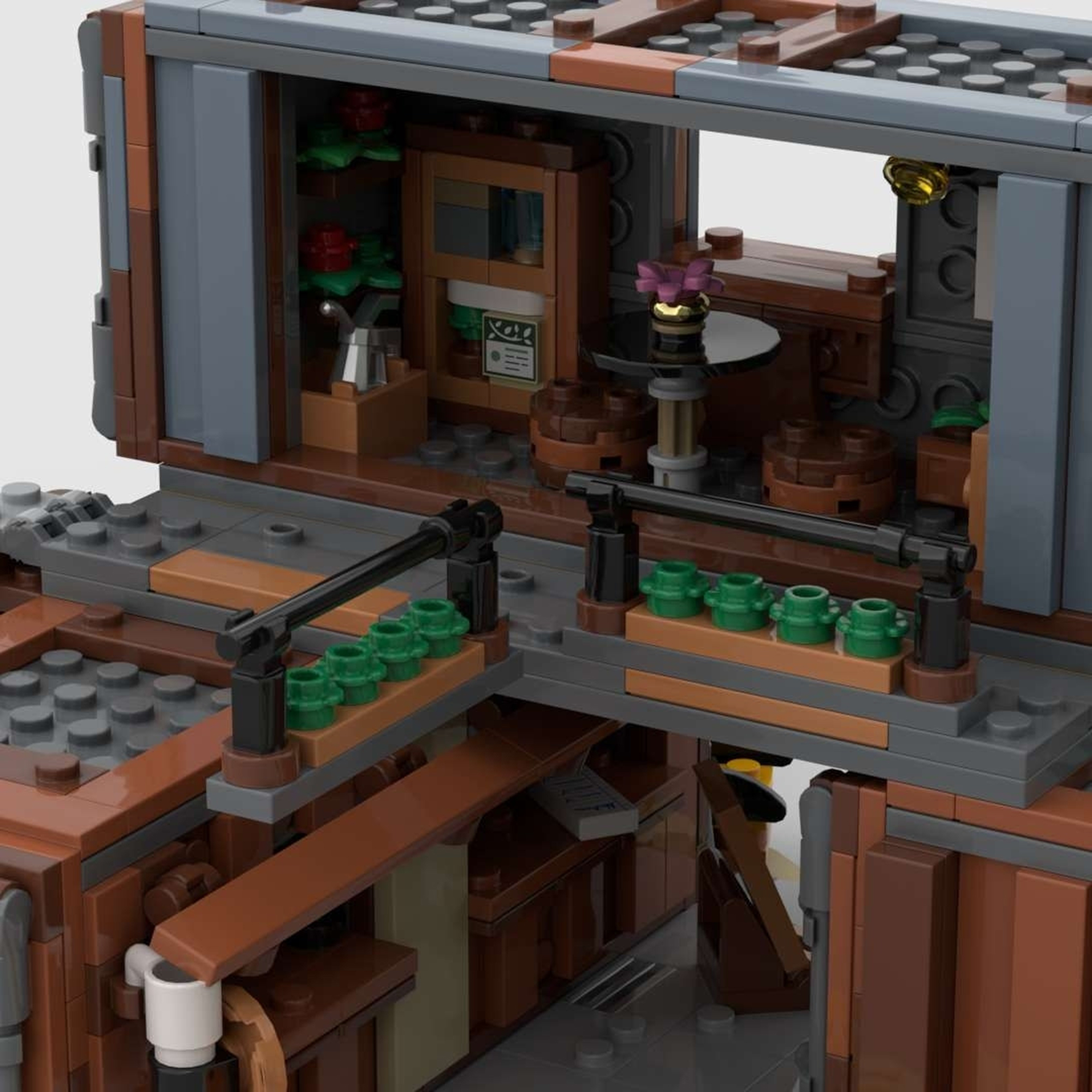 Moc The Cargo Crate Plaza
