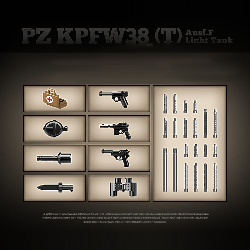 The PZ KPFW38(T) Ausf.F Light Tank-marstoy