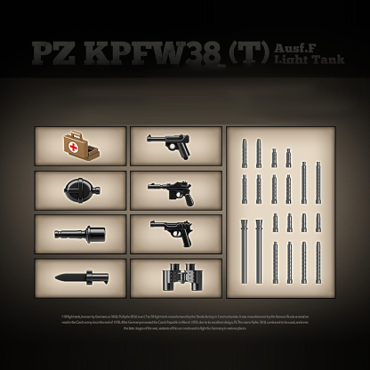 The PZ KPFW38(T) Ausf.F Light Tank-marstoy