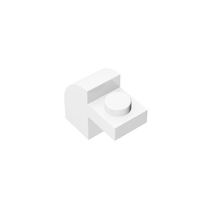 Slope Curved 2 x 1 x 1 1/3 with Recessed Stud-marstoy