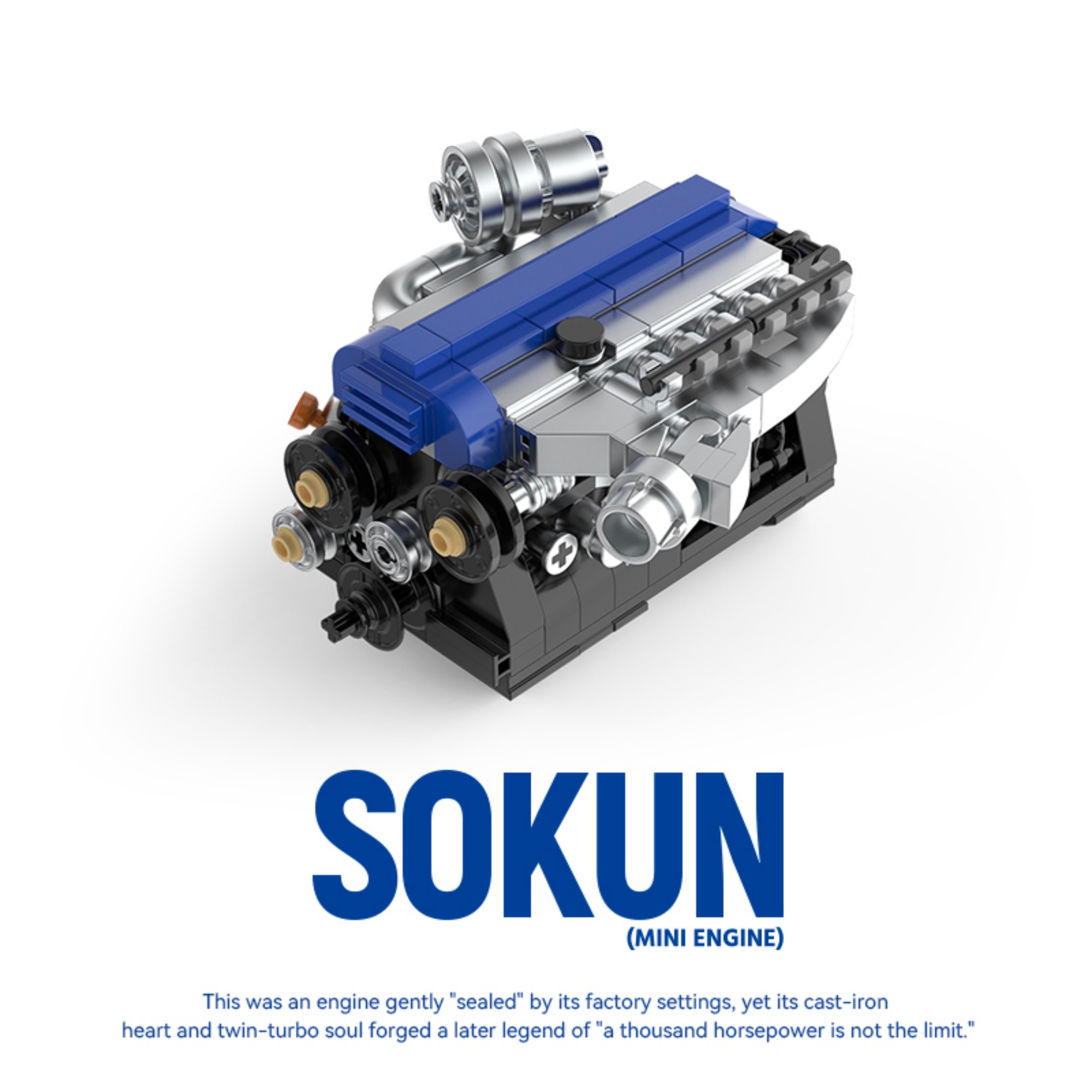 The 2JZ-GTE Mini Engine without Motor