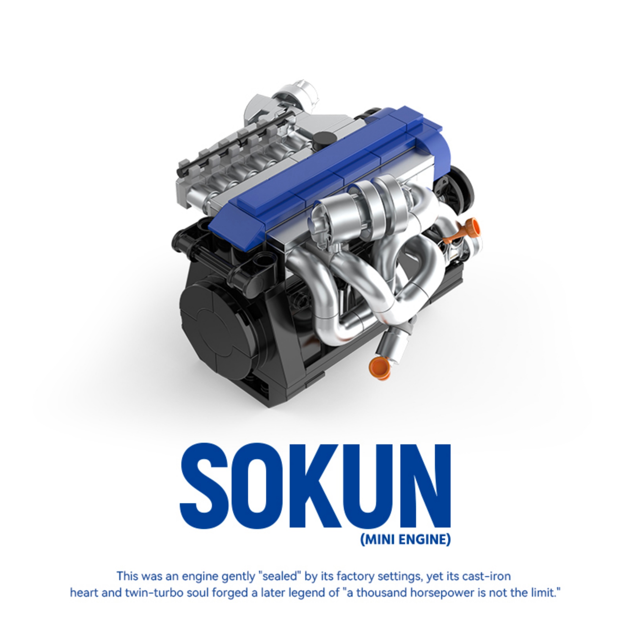 The 2JZ-GTE Mini Engine without Motor
