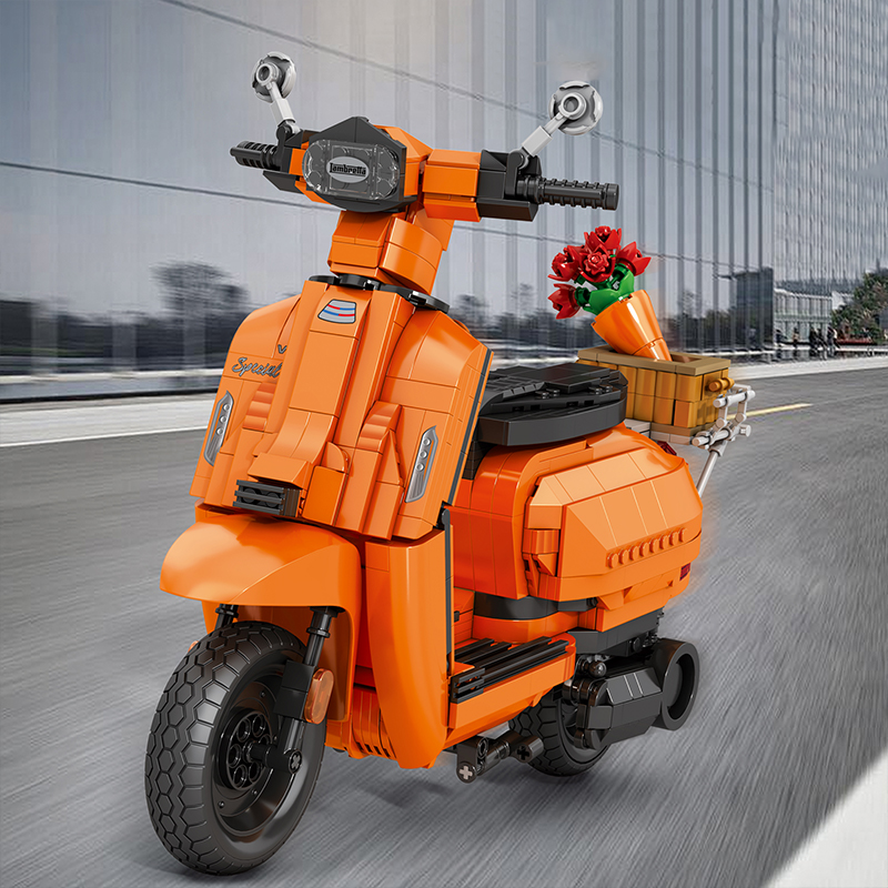 The Retro Scooter Orange-marstoy
