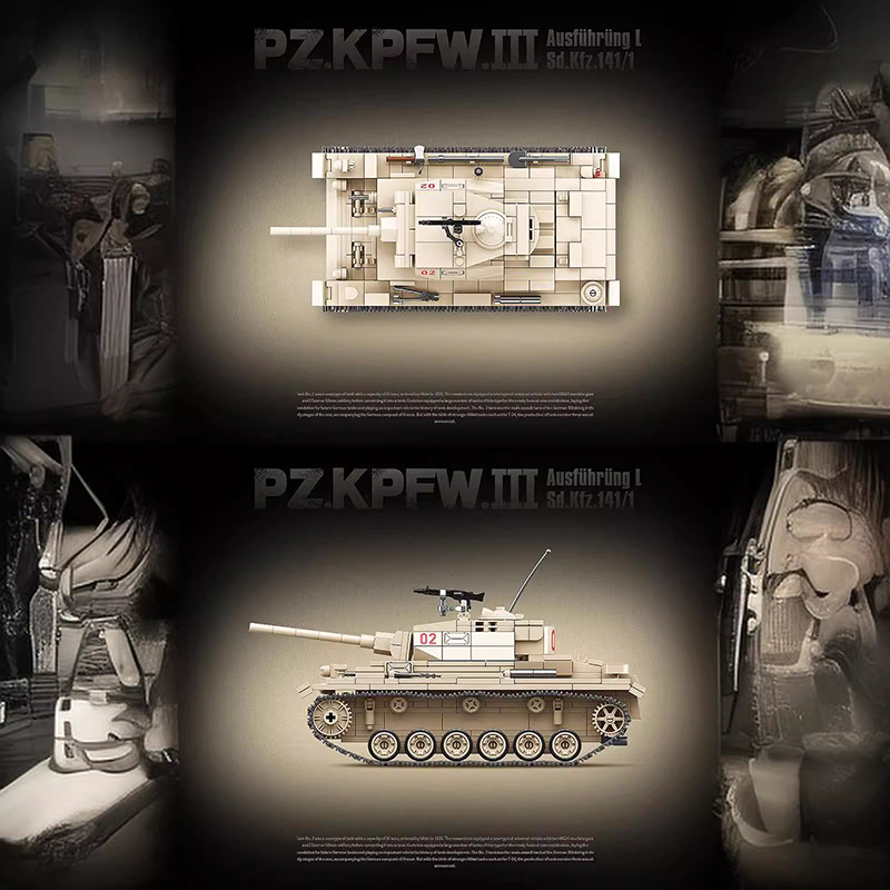 The PZ KPFWIII Ausf.L Sd.Kfz.141/1 Tank-marstoy