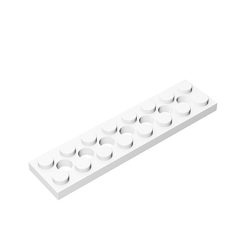 Plate 2 x 8 with 7 Holes-marstoy