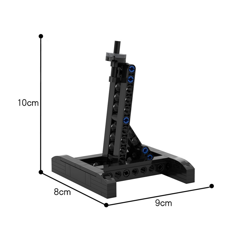 Moc The TIE Interceptor MOC Display Stand-marstoy