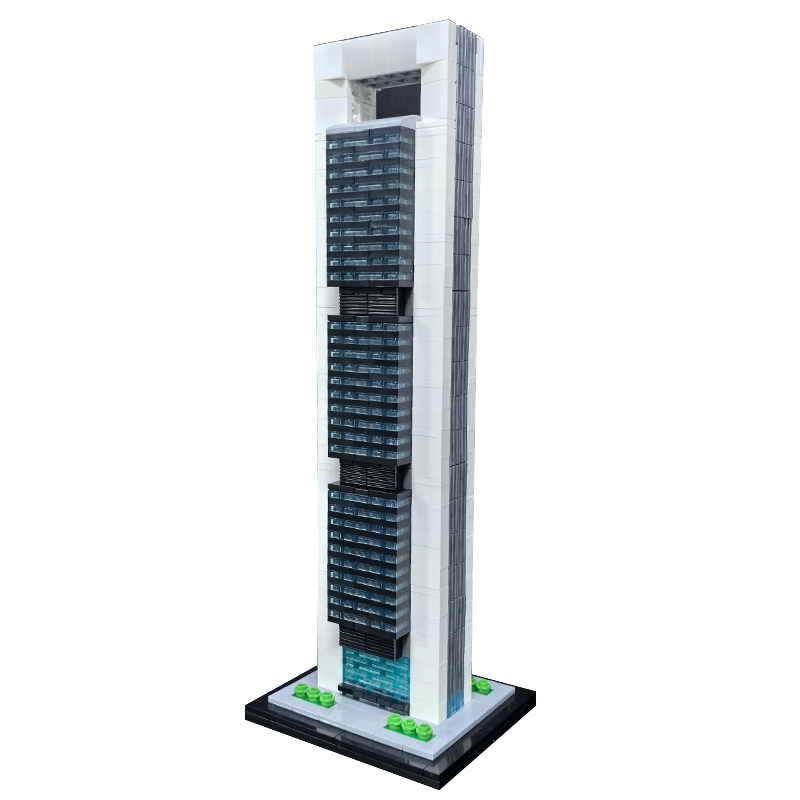 Moc The Torre Cepsa 1:800 Scale (Cepsa Tower)-marstoy