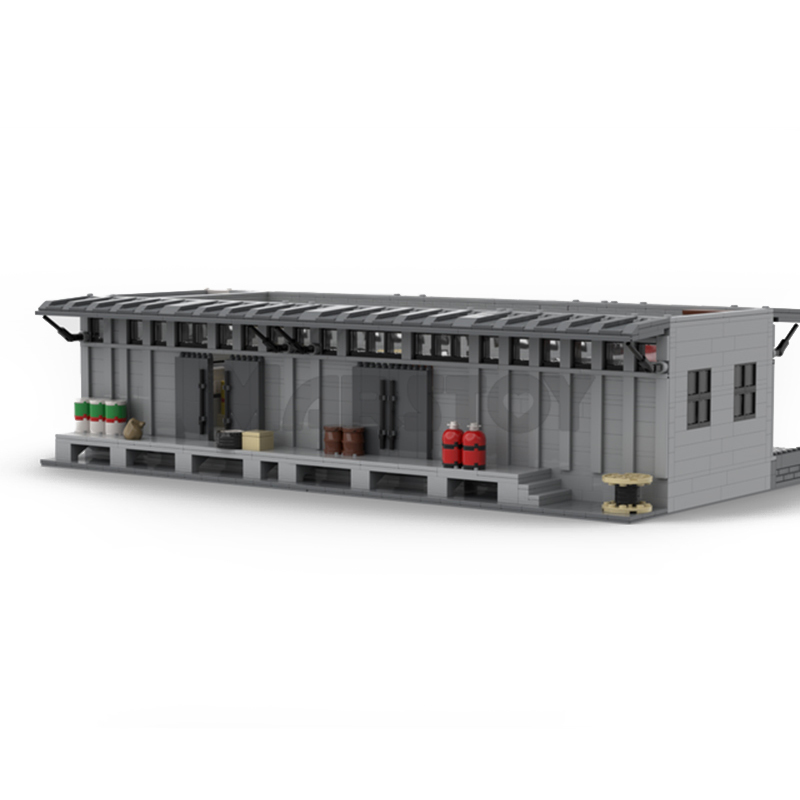 Moc The Train Freight Depot-marstoy