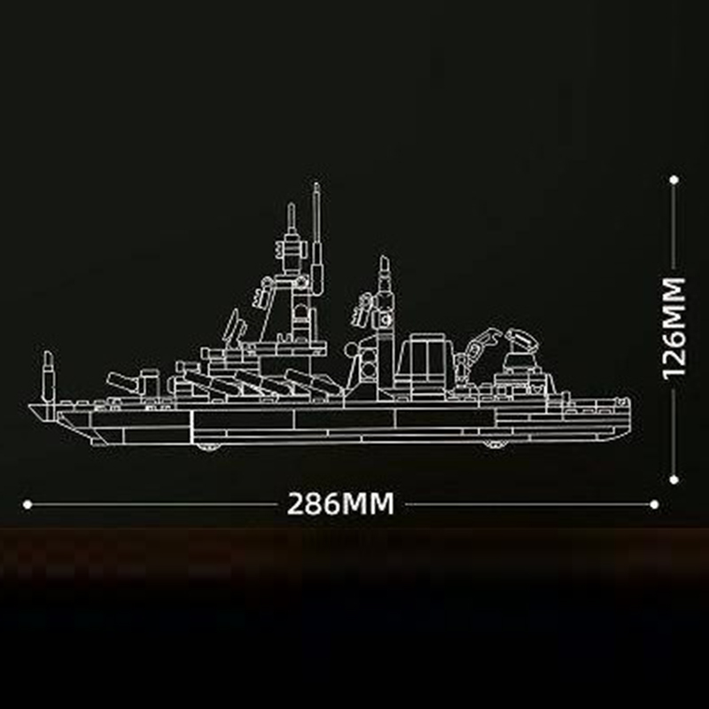 The SLAVA Moskva Missile Cruiser-marstoy