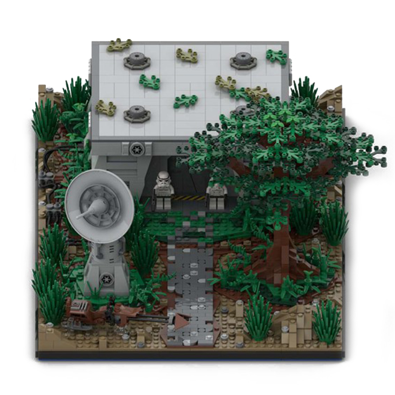 Moc The Imperial Scout Bunker Endor-marstoy