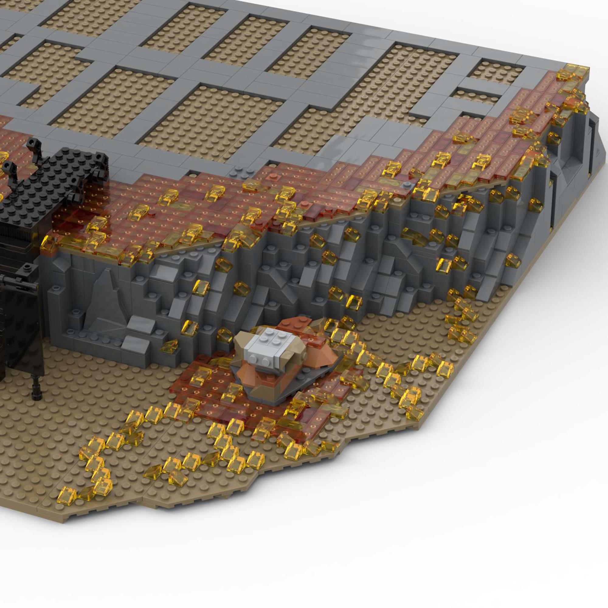 Moc The Base Extension for Barad-Dur (10333)
