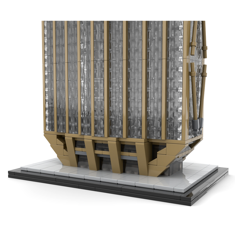 Moc The 270 Park Avenue 1:800 Scale-marstoy