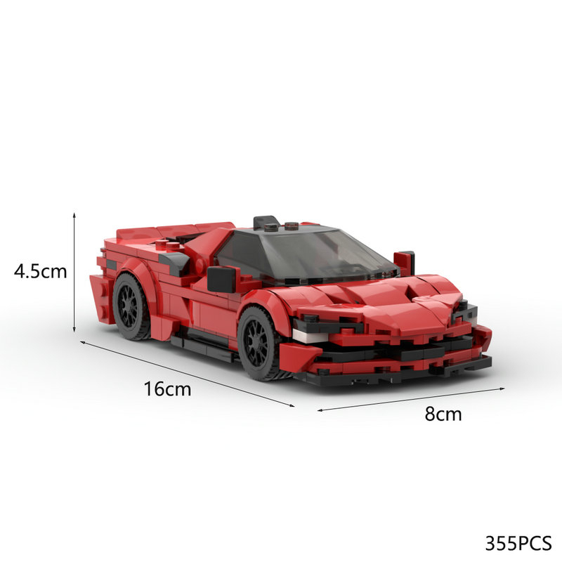 Moc The Ferrari SF90 - Red-marstoy