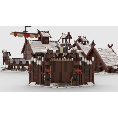 Moc The Winter Viking Village-marstoy