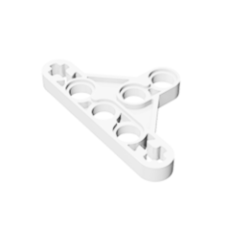 Technic Liftarm Modified Triangle Thin 3 x 5 with Short Supports-marstoy