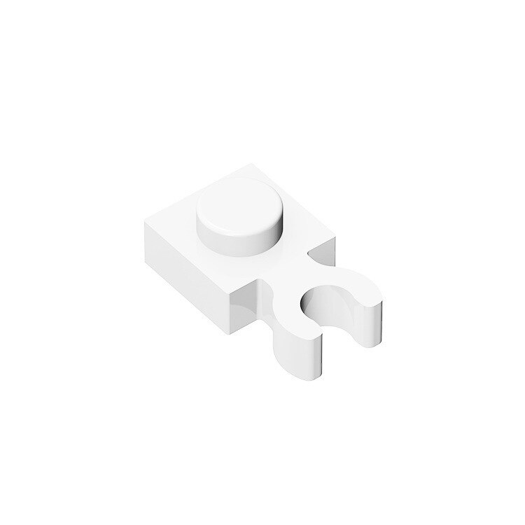 Plate Modified 1 x 1 with Open O Clip Thick (Vertical Grip)-marstoy