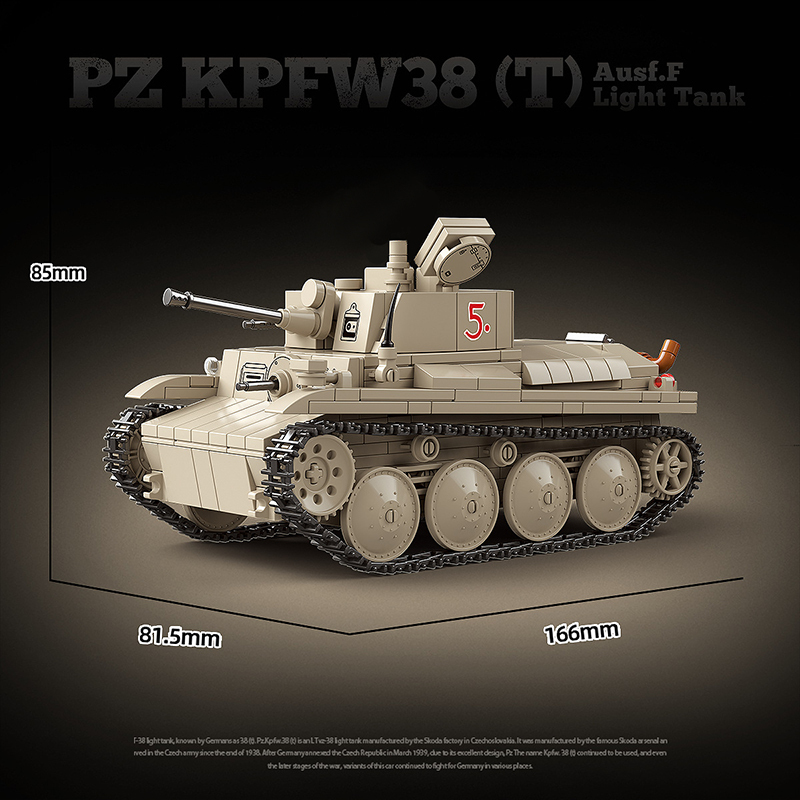 The PZ KPFW38(T) Ausf.F Light Tank-marstoy