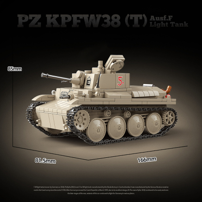 The PZ KPFW38(T) Ausf.F Light Tank-marstoy