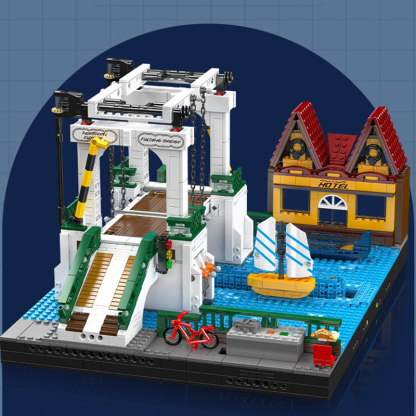 The Nordic Town Folding Bridge-marstoy