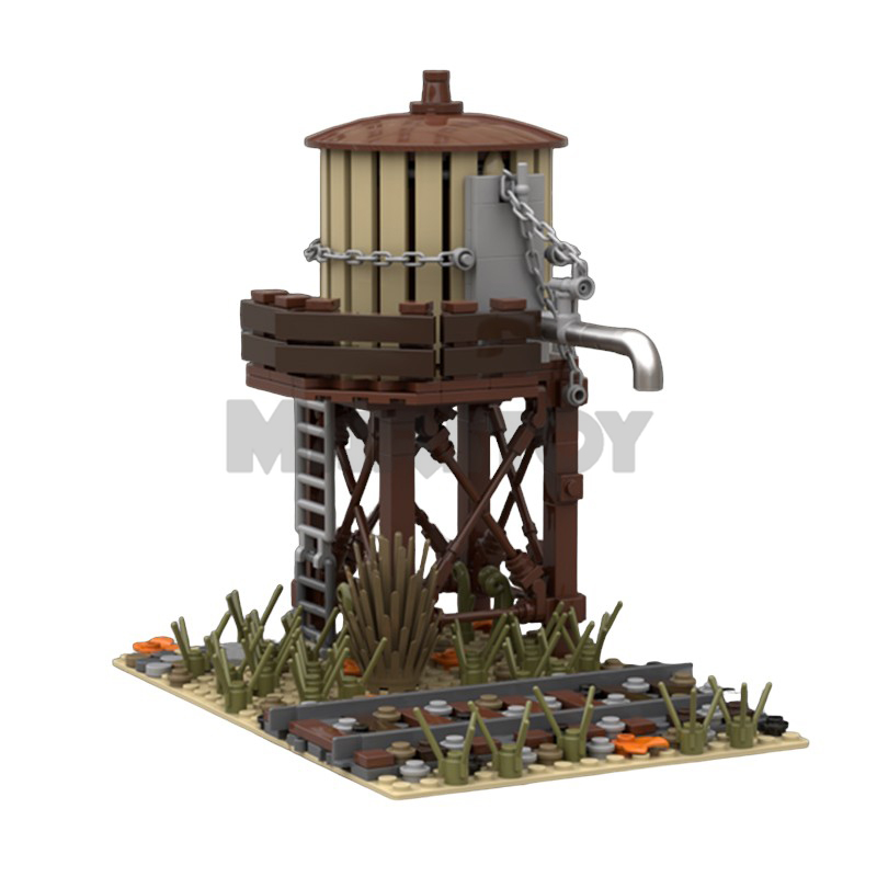 Moc The Western Train Water Tower-marstoy