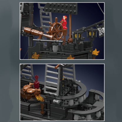 The Black Pearl Pirate Ship-marstoy