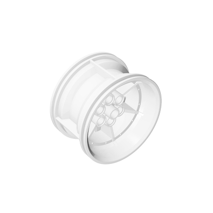 Wheel 56mm D. x 34mm Technic Racing Medium 6 Pin Holes-marstoy