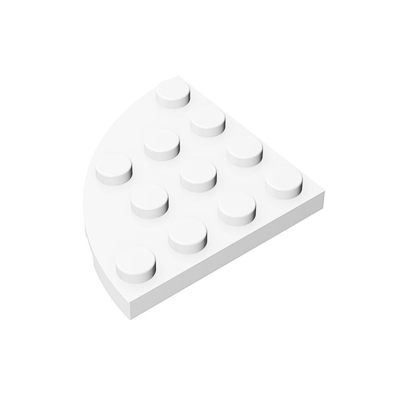 Plate Round Corner 4 x 4-marstoy