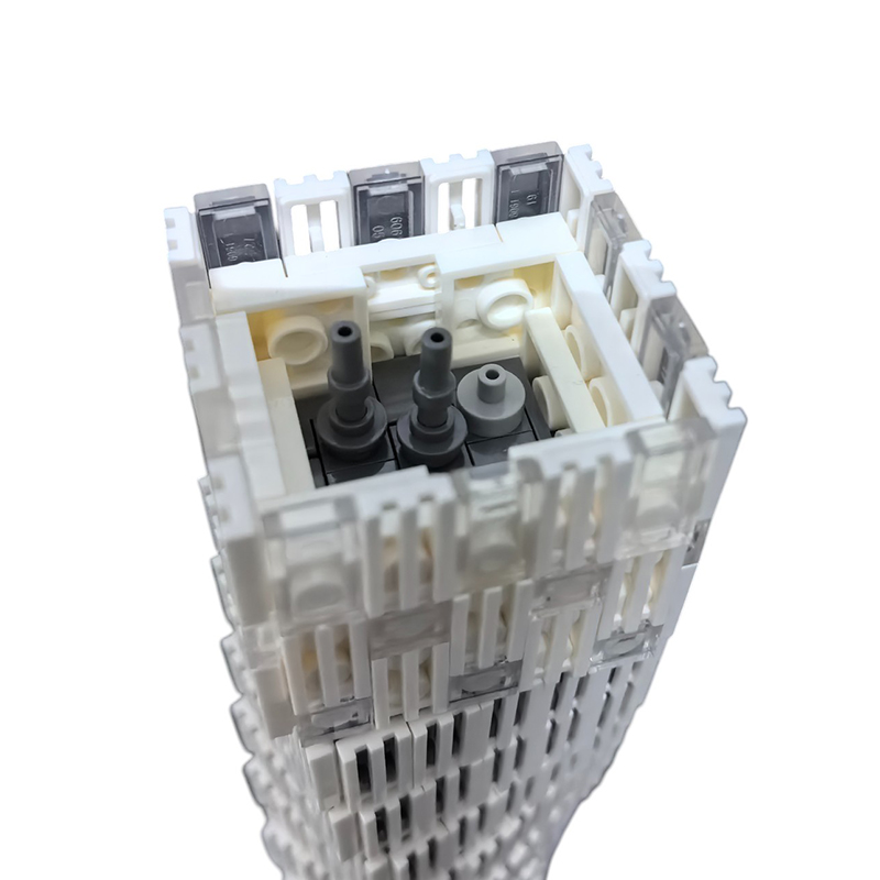 Moc The Cayan Tower (Infinity Tower) Dubai 1:800 Scale-marstoy