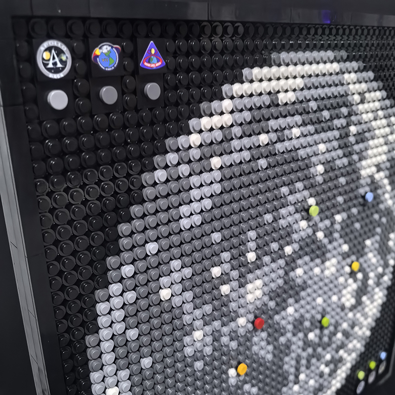 Moc The Apollo Program Moon Landing Sites – Mosaic-marstoy