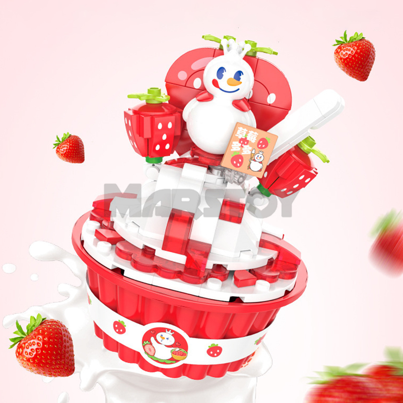 Snow King Strawberry Cake-marstoy
