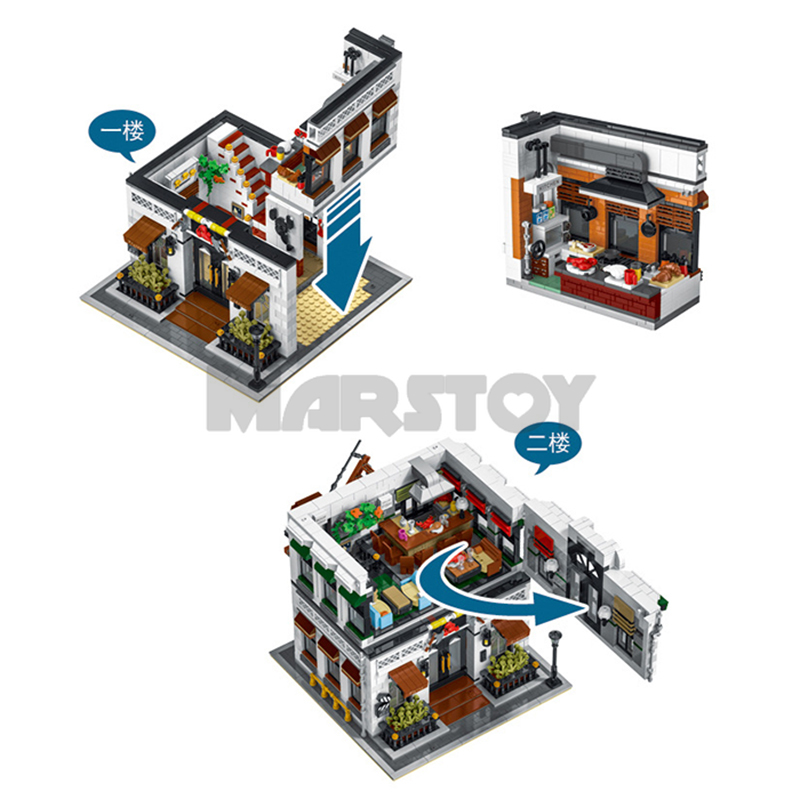 The Seafood Restaurant 'Flying Lobster' Modular-marstoy