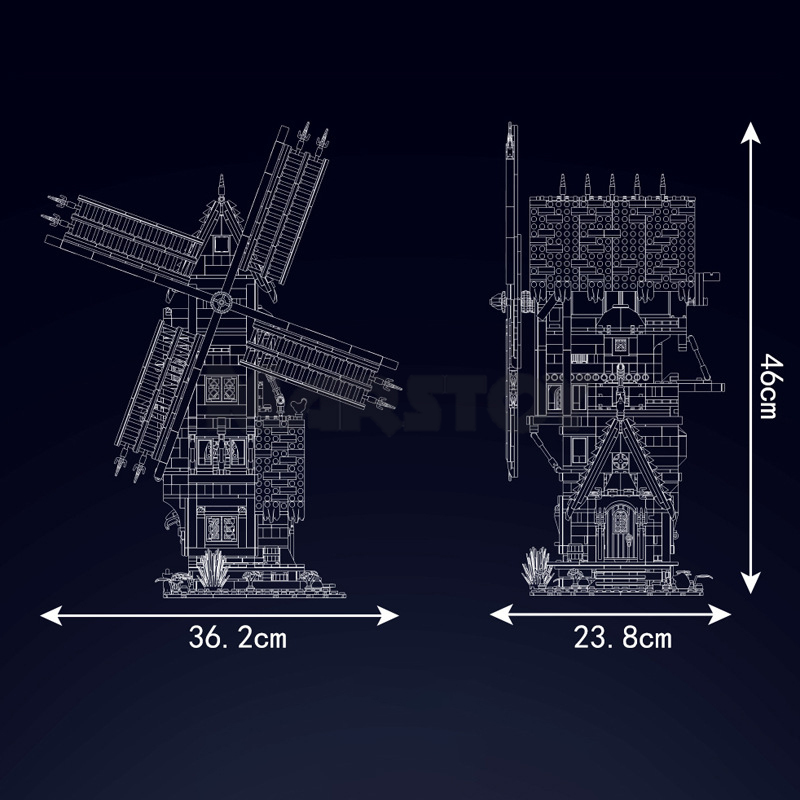 The MidAge World Windmill-marstoy