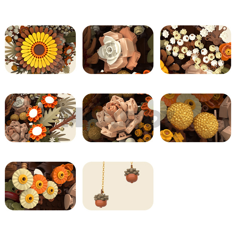 The Nordic Art Wall Flower-marstoy