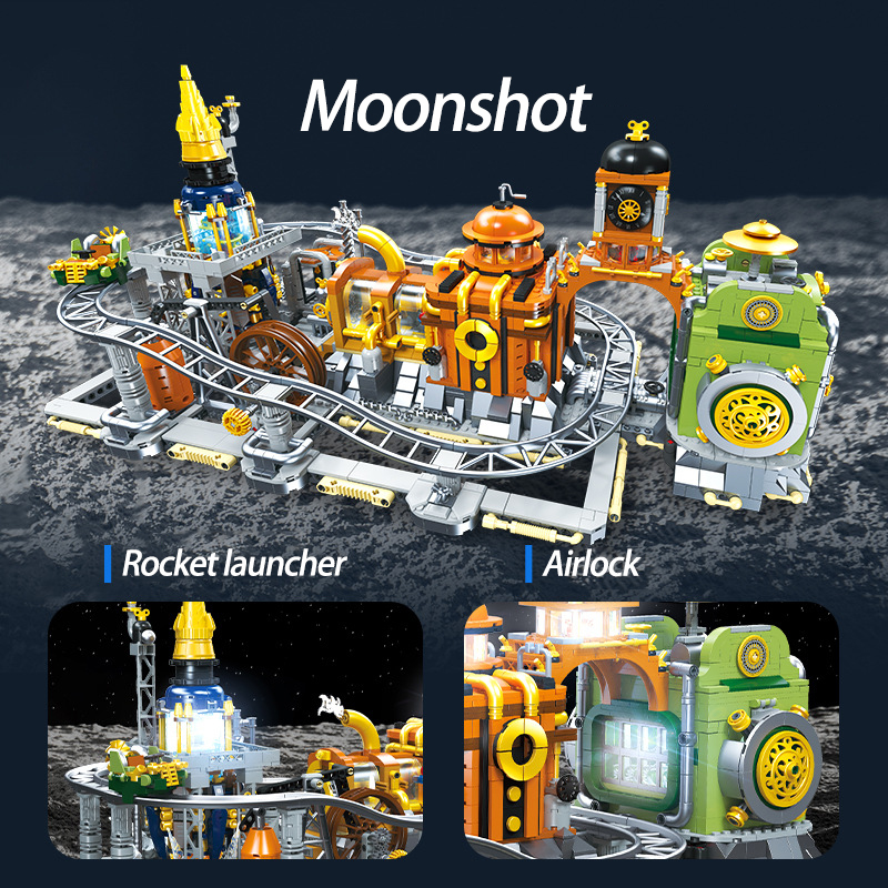 The Steampunk Moon Base-marstoy