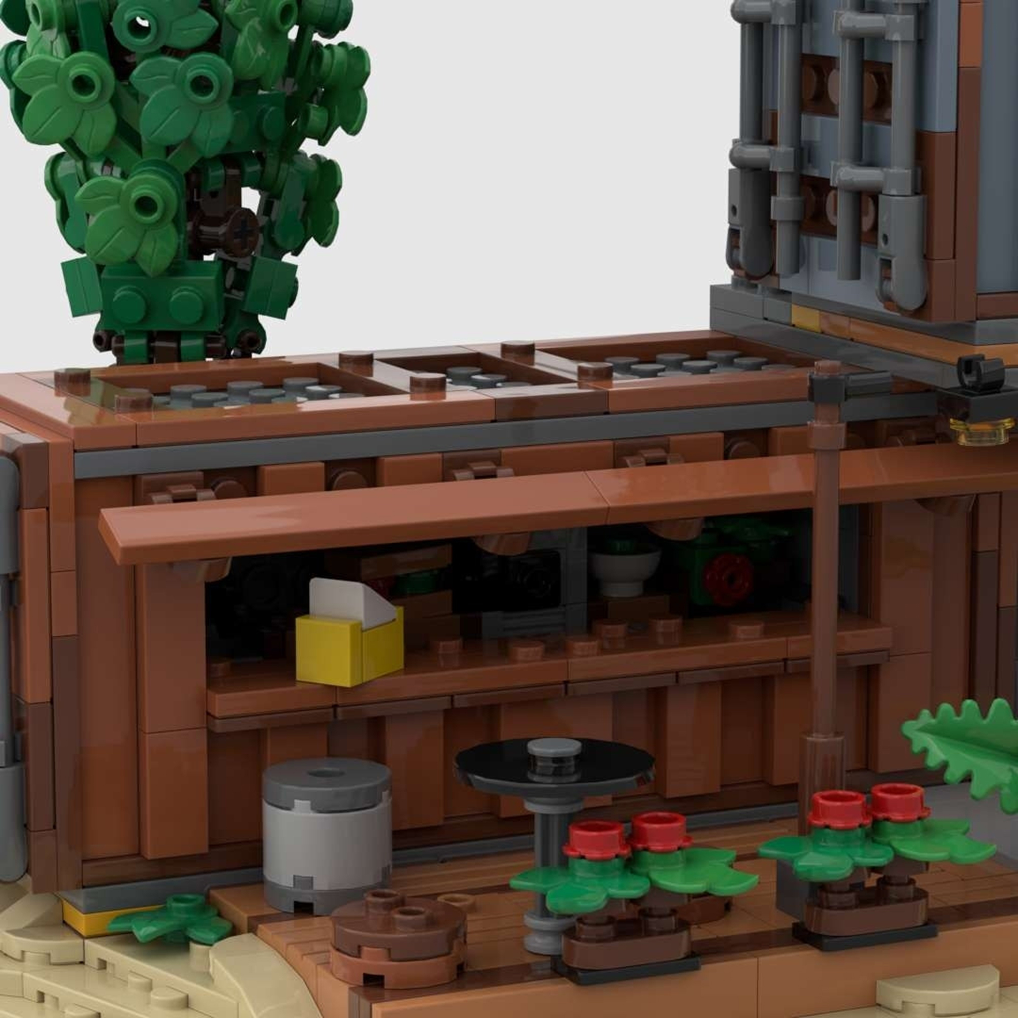 Moc The Cargo Crate Plaza