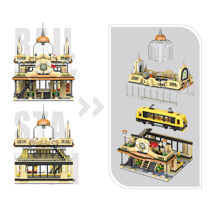 The European Style Railway Station-marstoy