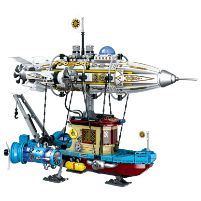 The Steampunk：Mechanical Airship-marstoy