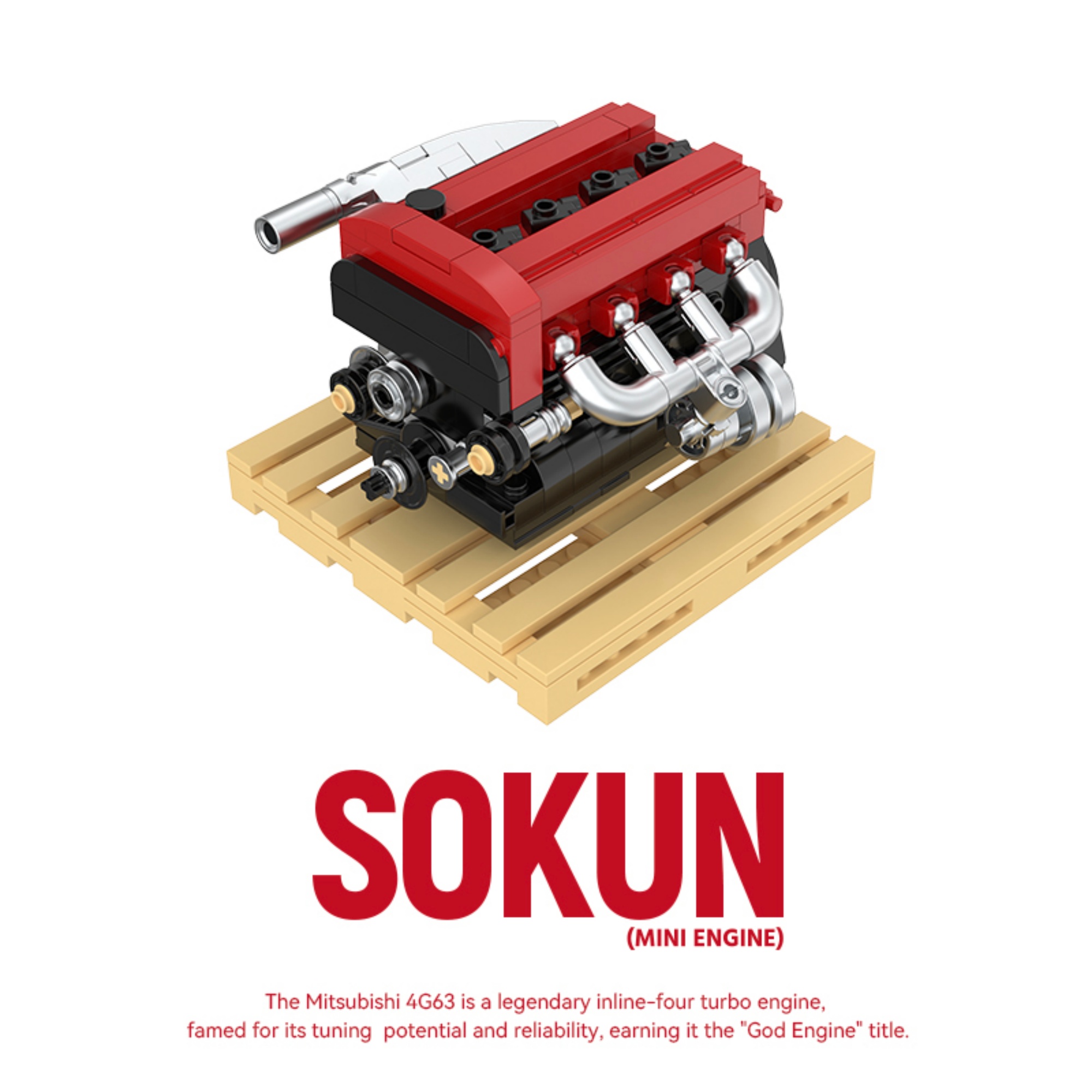 The 4G63 Engine without Motor