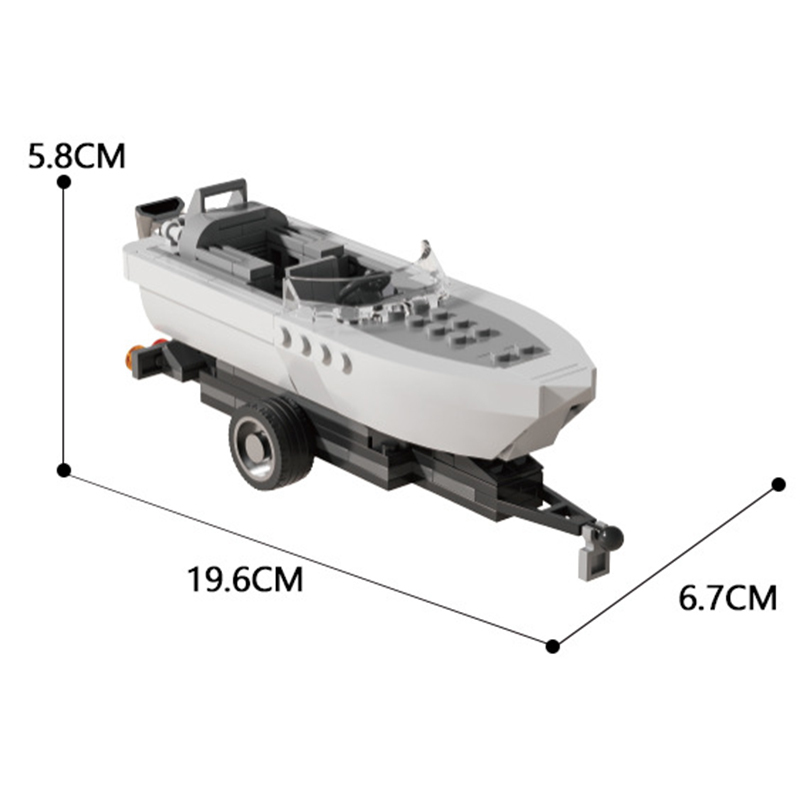 The Trailer With Speedboat-marstoy