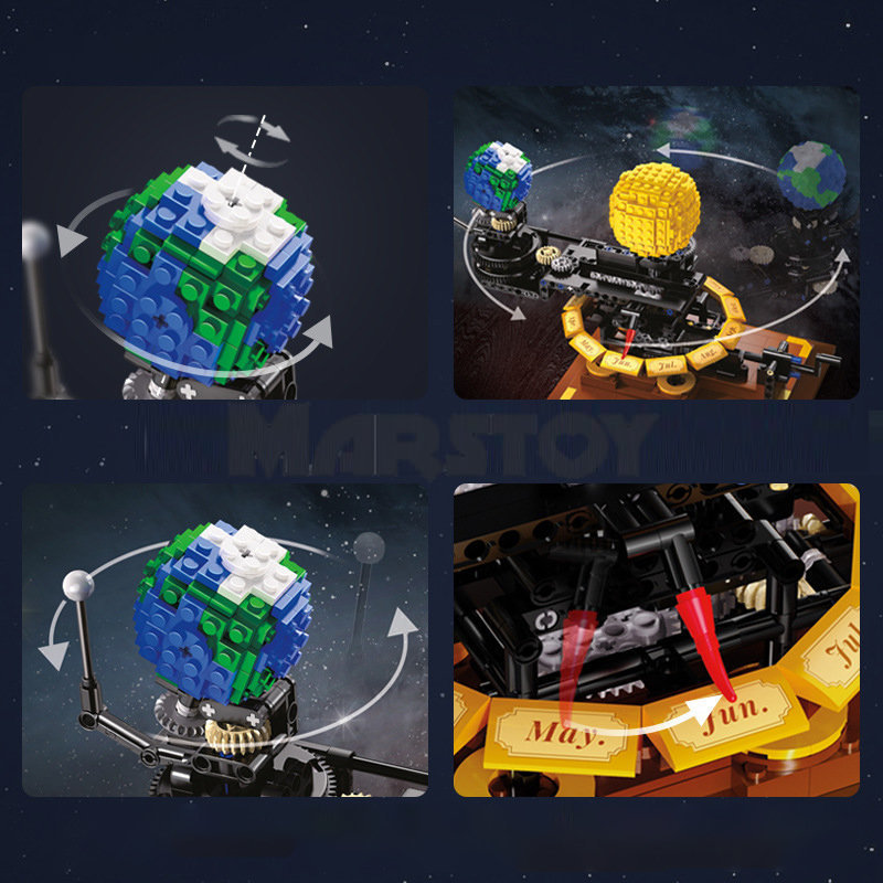 The Earth, Moon and Sun Orrery-marstoy