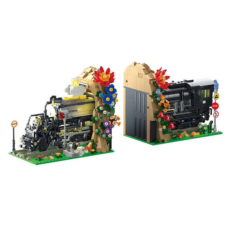The Steam Locomotive Bookends-marstoy