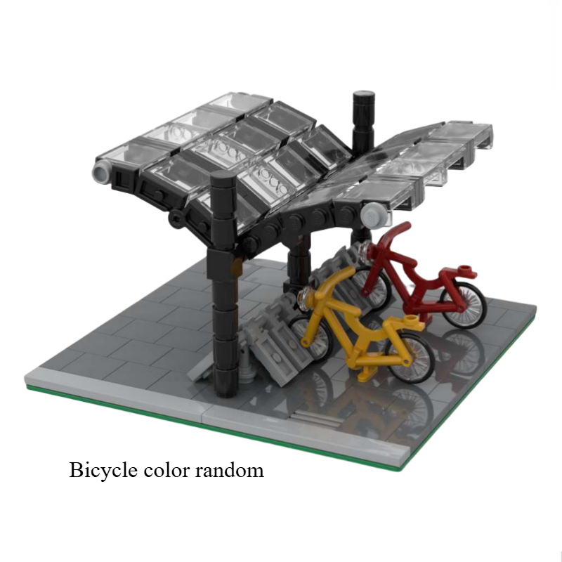 Moc The Bicycle Parking Shed-marstoy