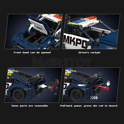 The Mustang Pull Back Car-marstoy