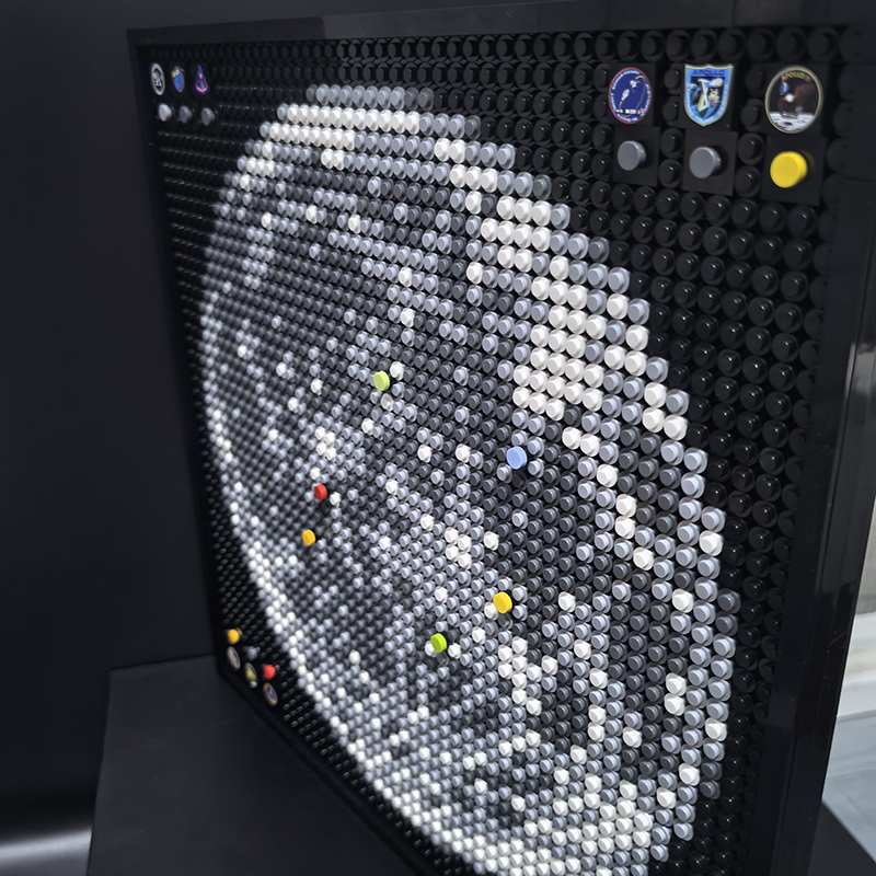 Moc The Apollo Program Moon Landing Sites – Mosaic-marstoy