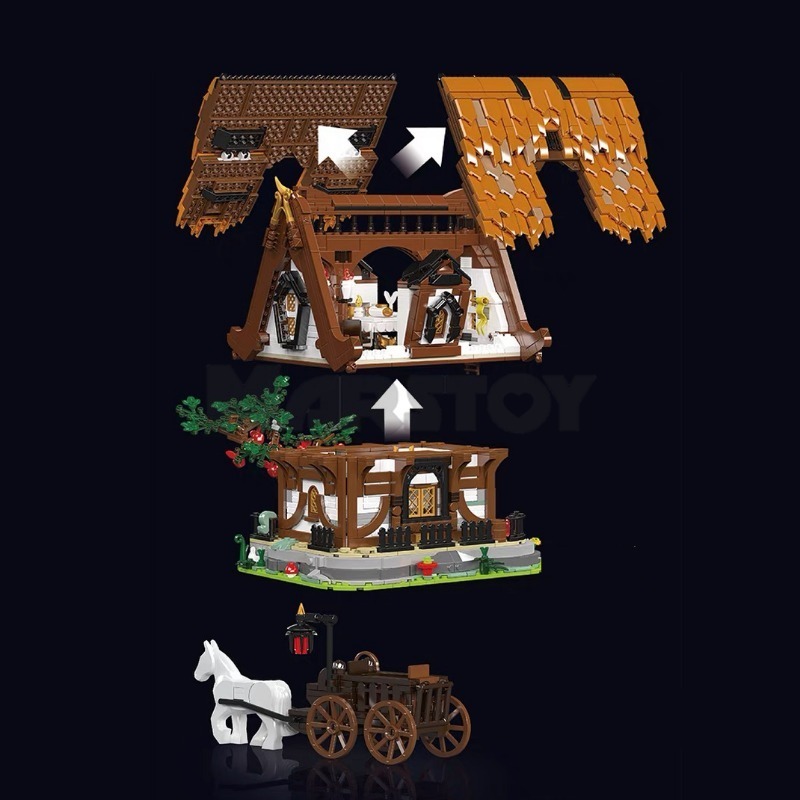 The Midage World Log Cabin-marstoy