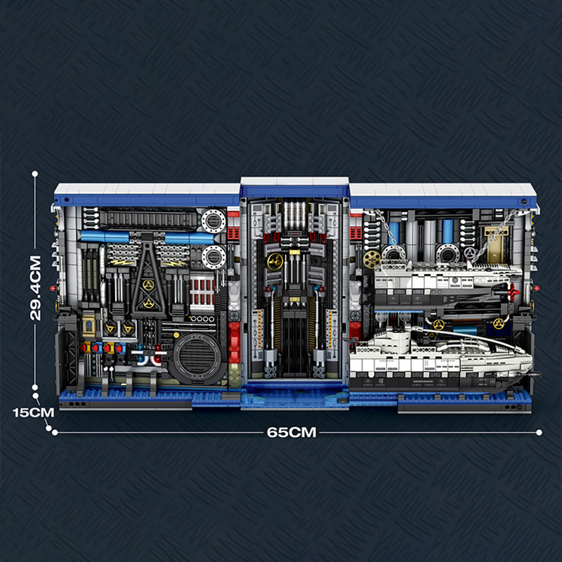 The U-Boat Factory Themed Bookends-marstoy