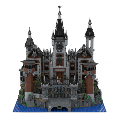 Moc The Modular Arkham Asylum-marstoy