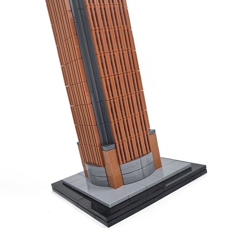Moc The Messeturm (Messe Tower) 1:800 Scale-marstoy