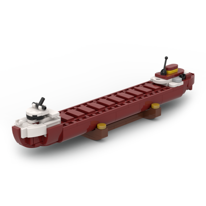 Moc The SS Edmund Fitzgerald + Display Stand-marstoy